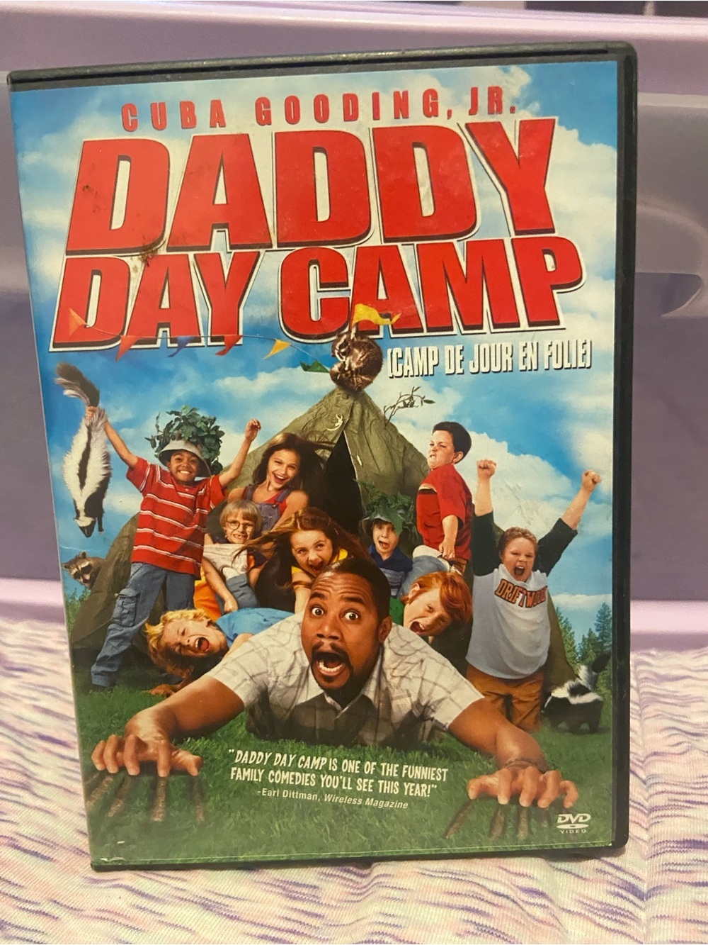 Daddy Day Camp Kids Pajamas - Blue Printed Sleep Set